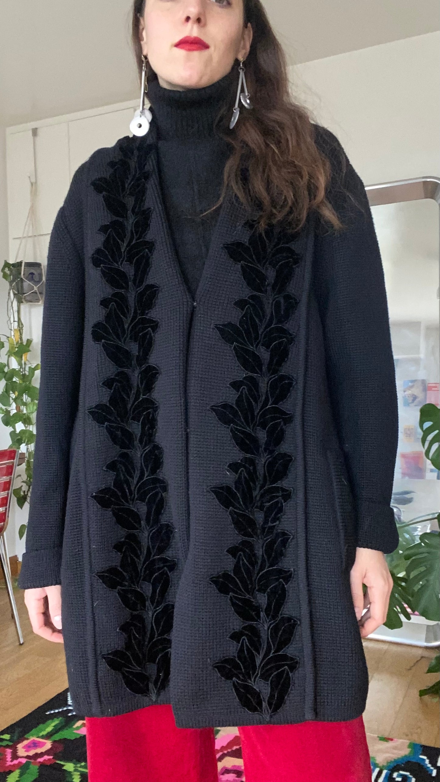 Cardigan en laine 1990