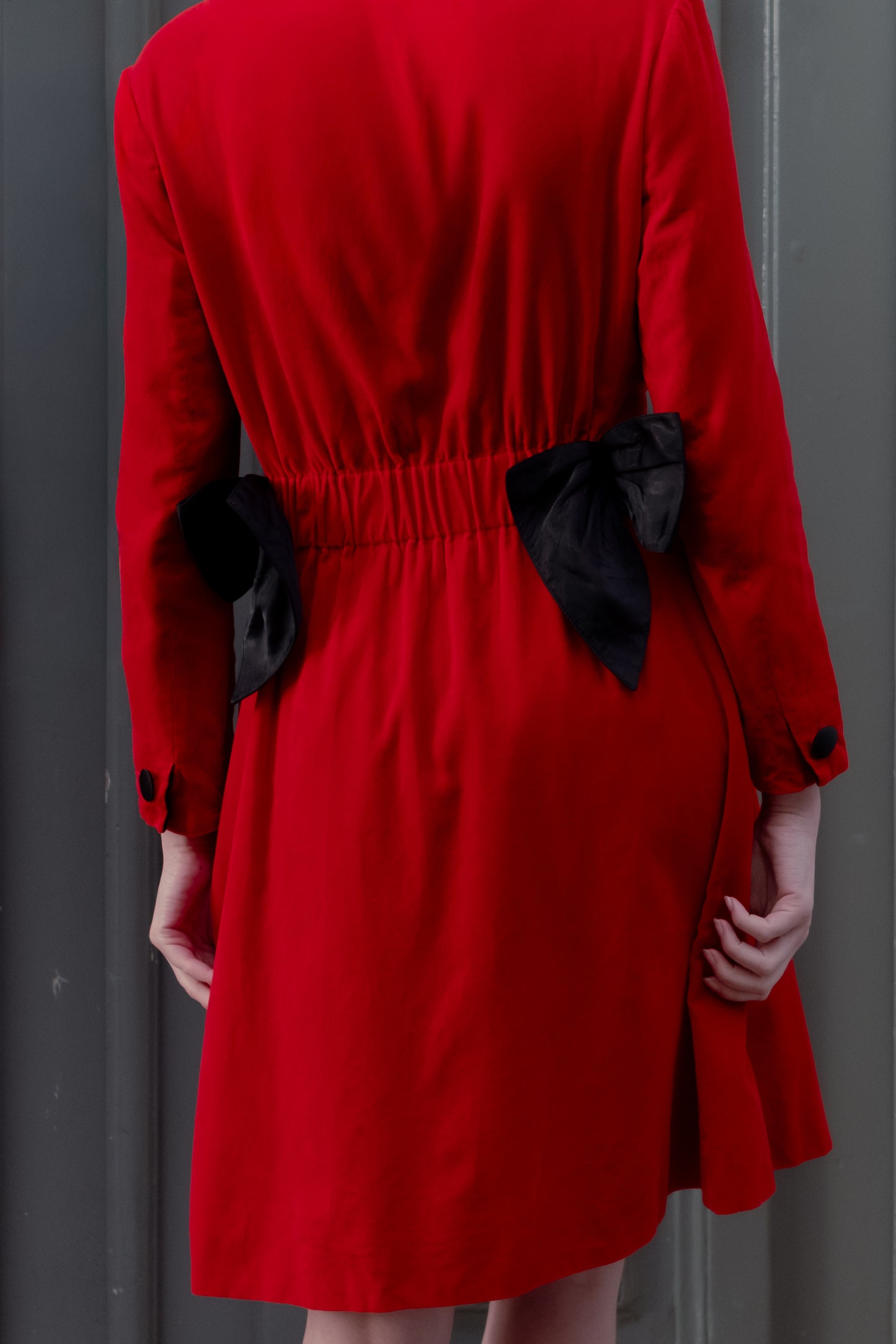 Robe en velours YVES SAINT LAURENT