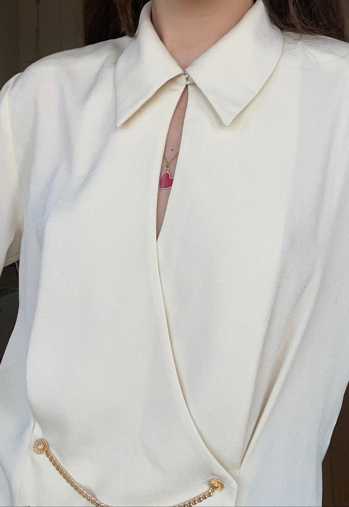 Blouse à chaînettes 1970