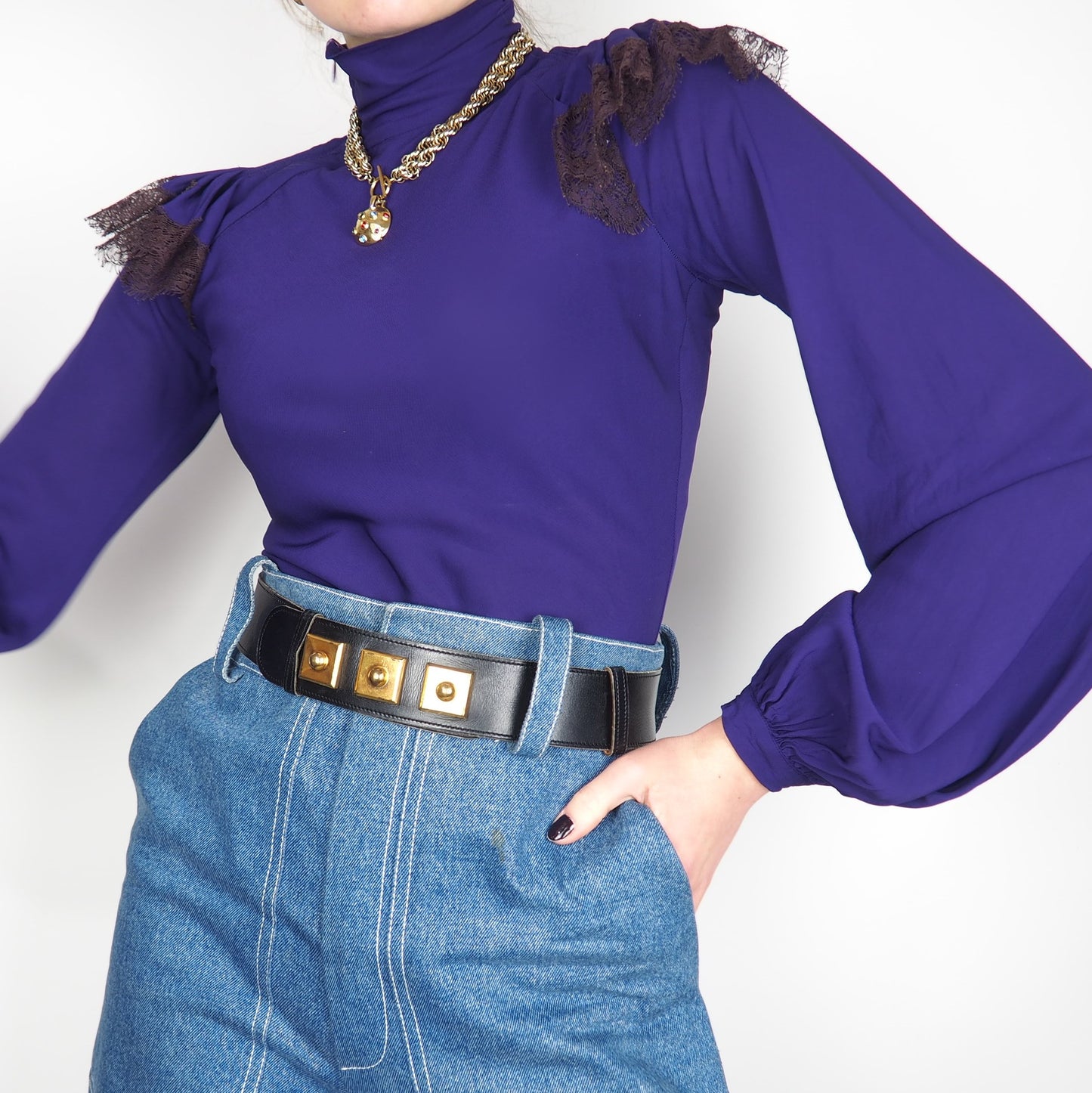 90's JEAN-PAUL GAULTIER blouse (XS-S)