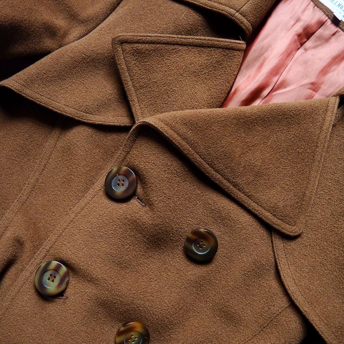 GEORGE RECH wool & cashmere trench coat (M)