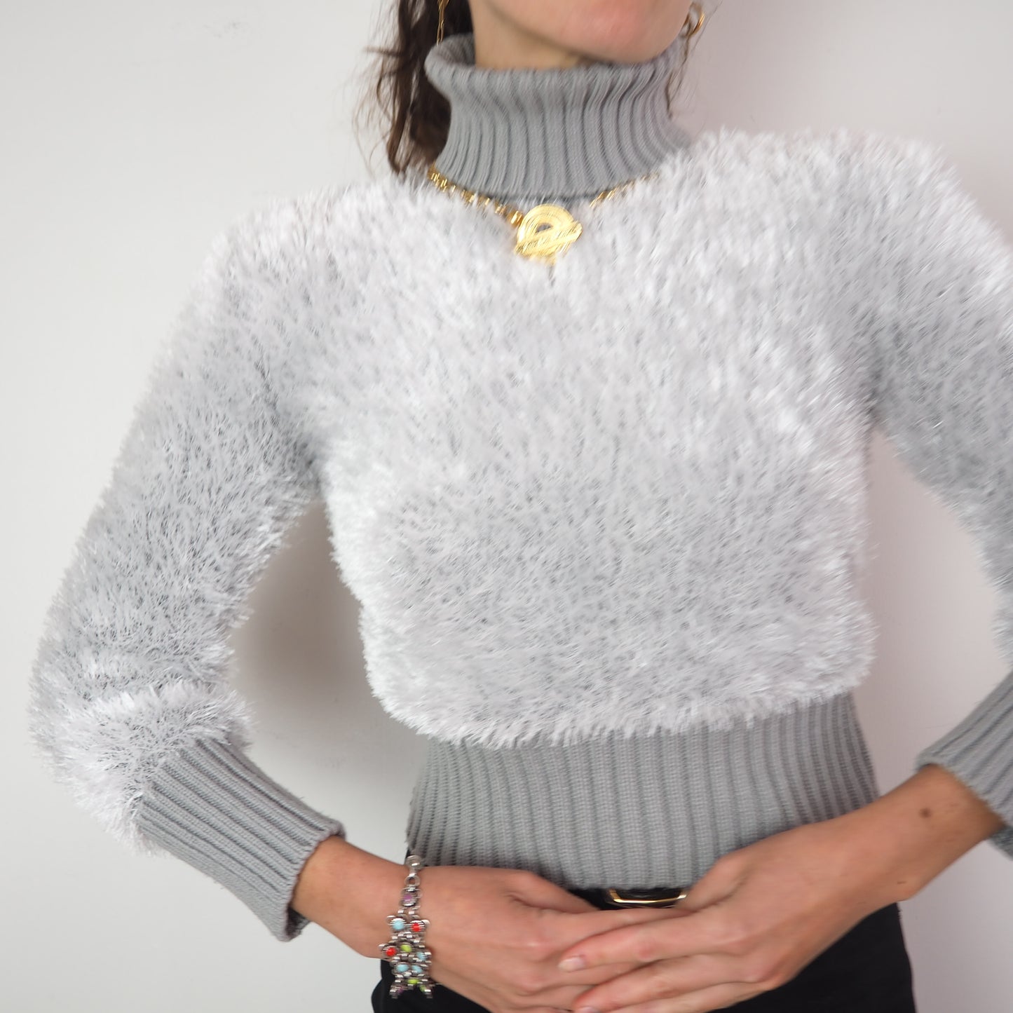 Pull col roulé 1990