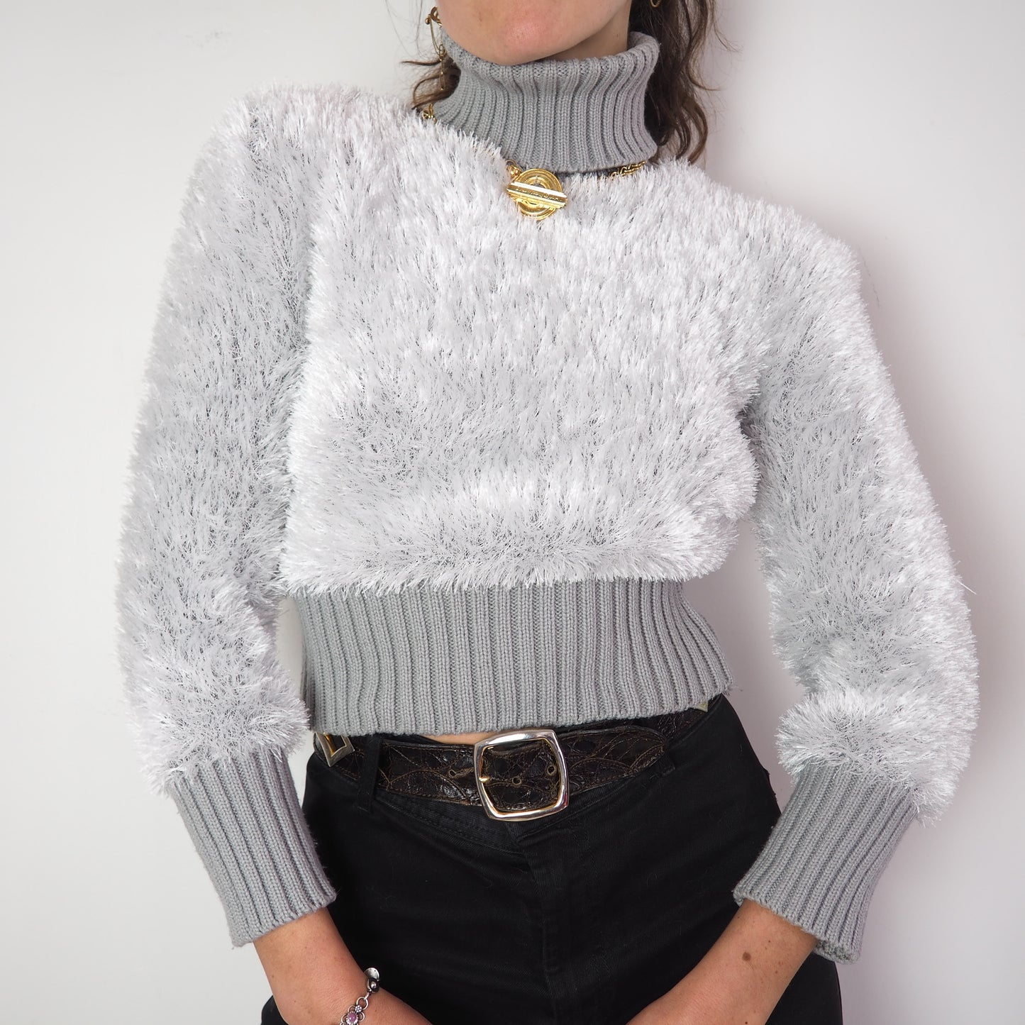 Pull col roulé 1990