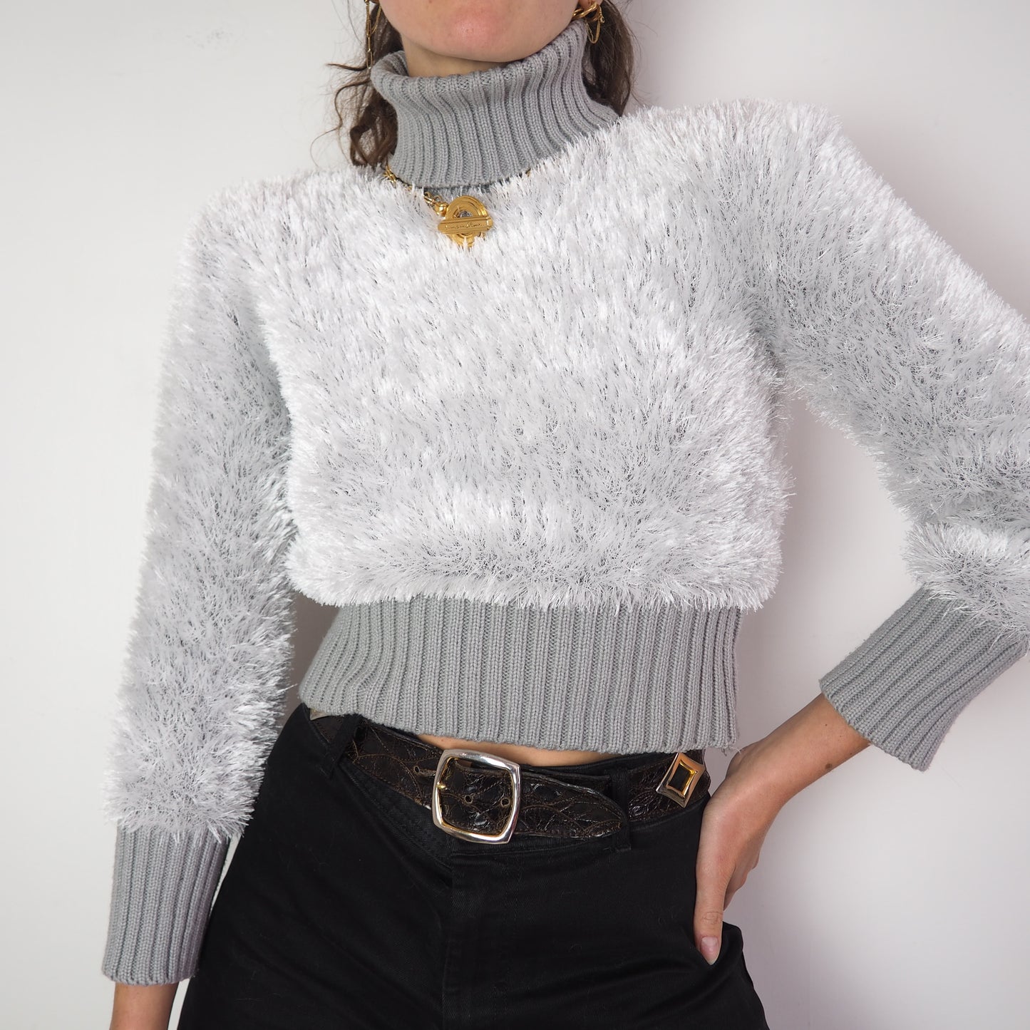 Pull col roulé 1990