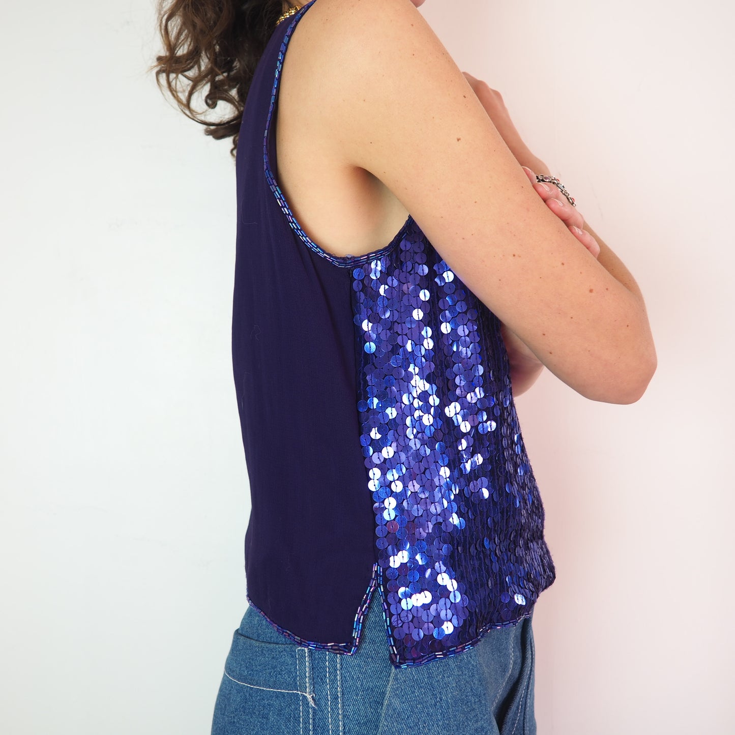 Haut sequins 1990