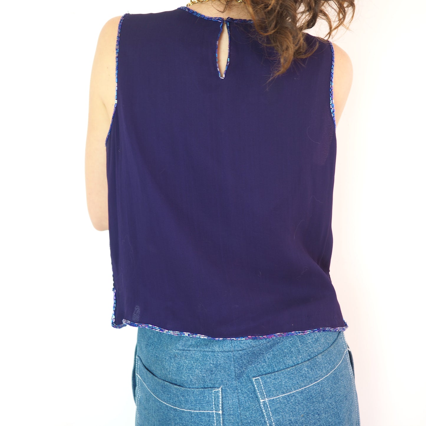 Haut sequins 1990