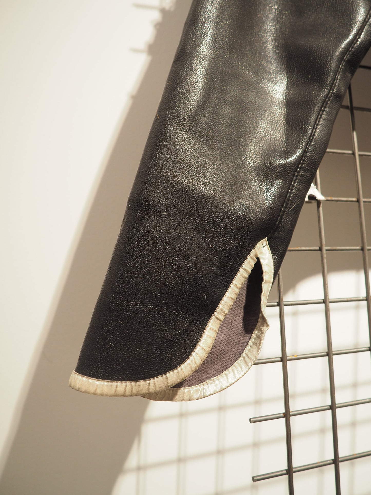 Boléro simili cuir 1990