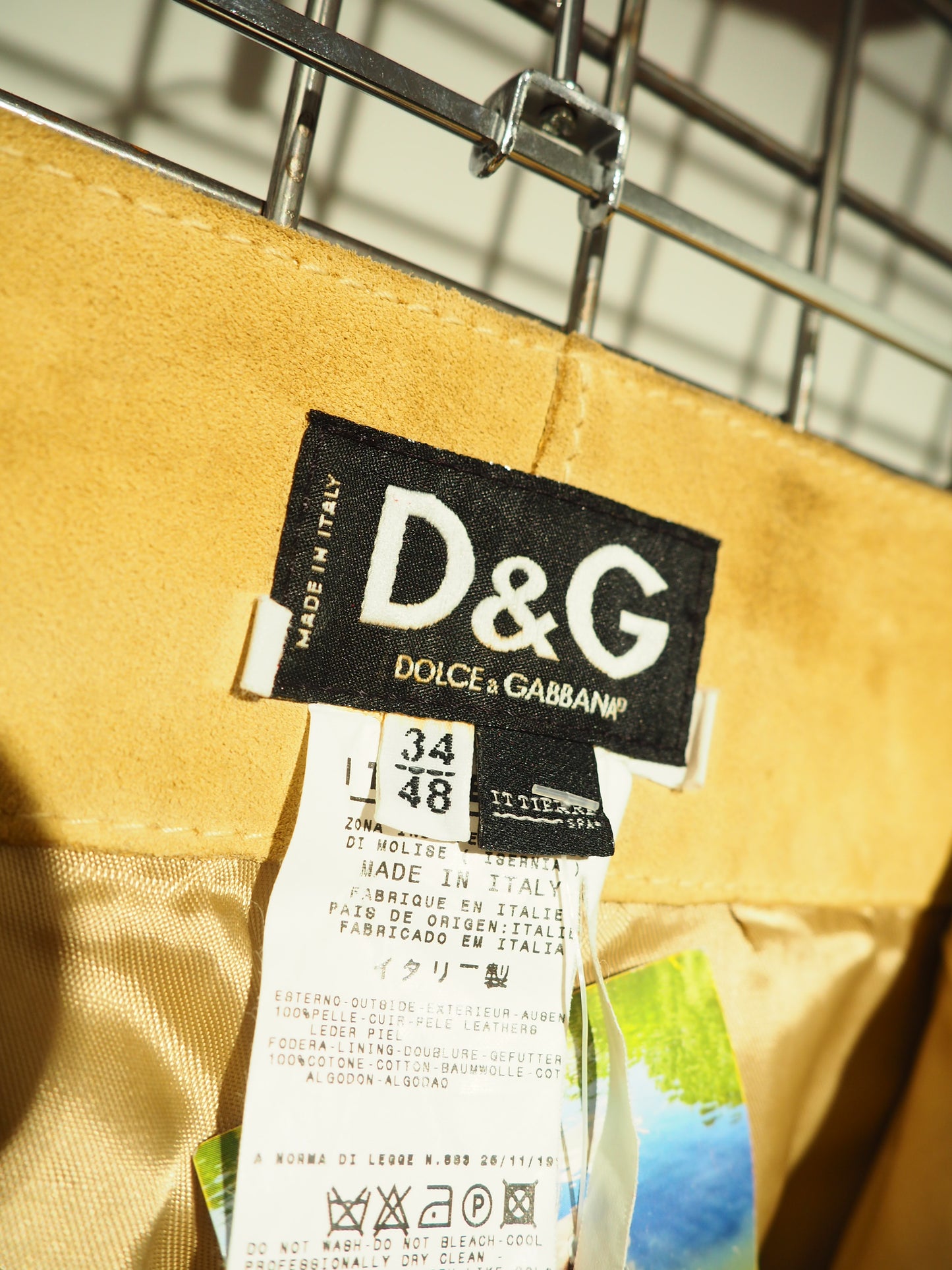 DOLCE & GABBANA - Pantalon en daim