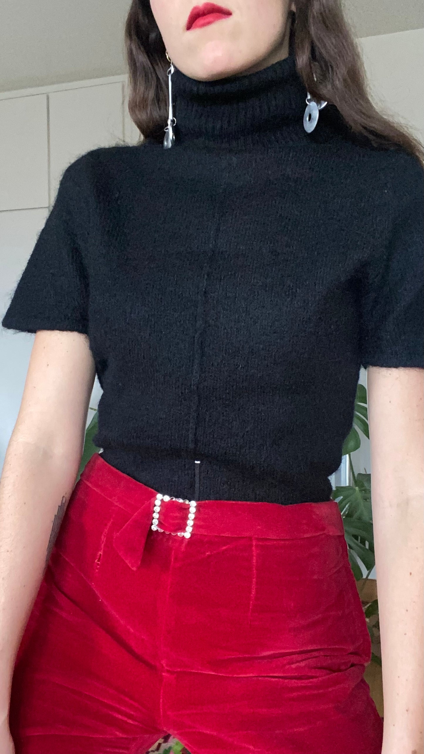 Pull en mohair zippé 1990