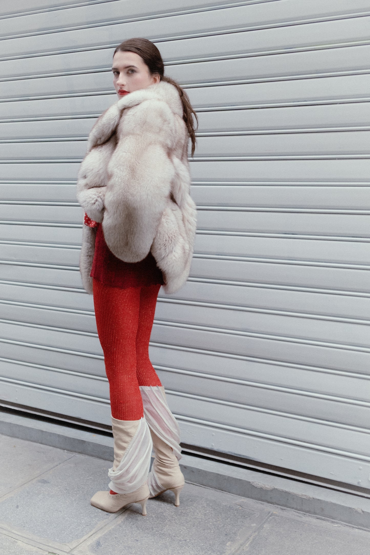 Veste en renard 1970