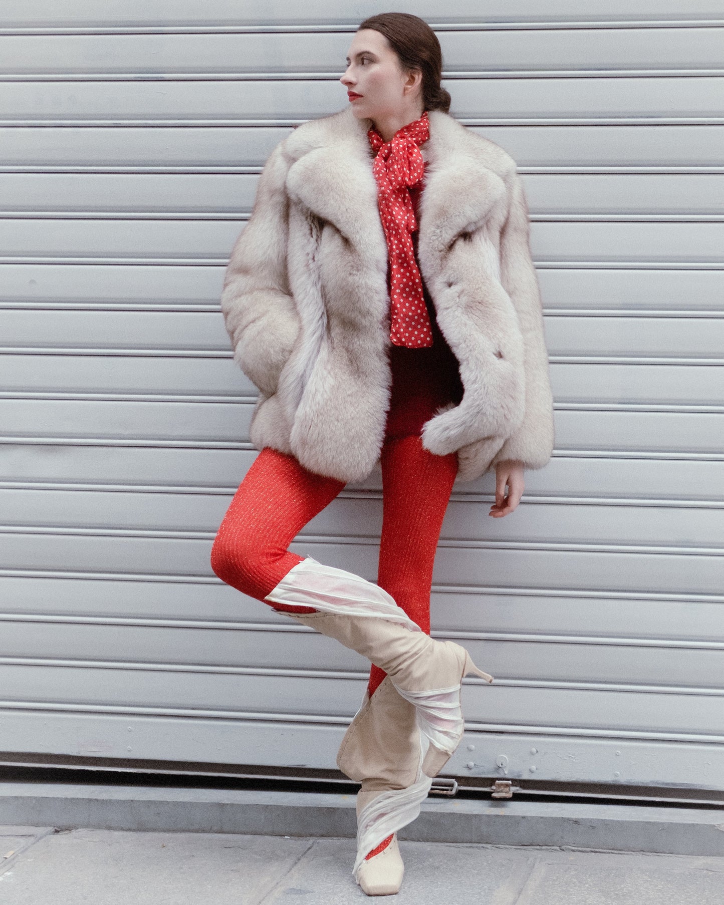 Veste en renard 1970