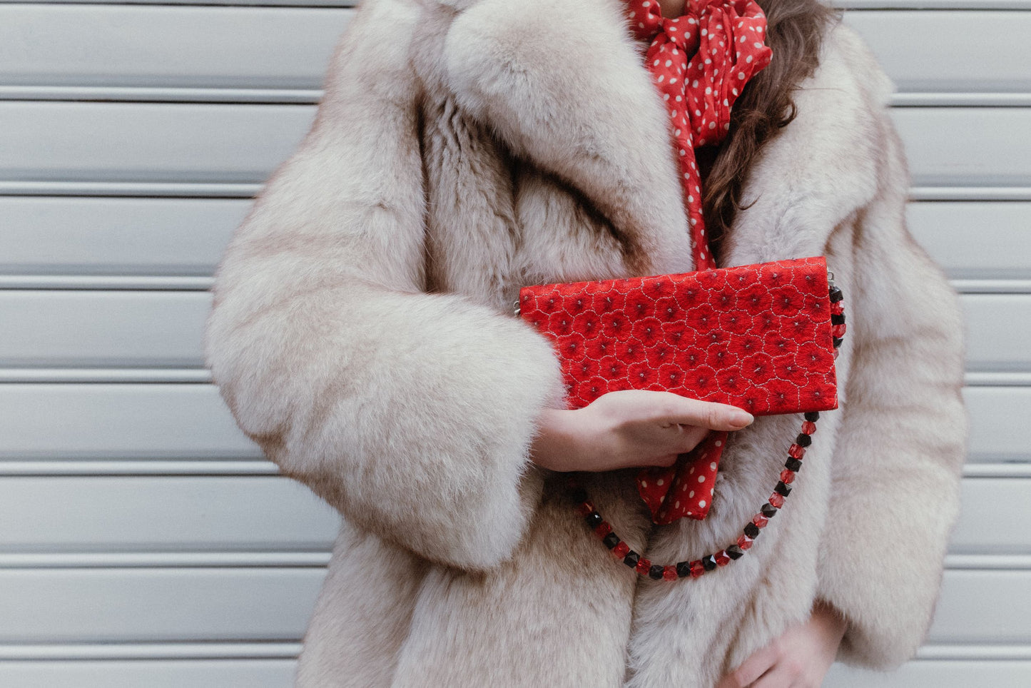 Sac à main brodé 1990