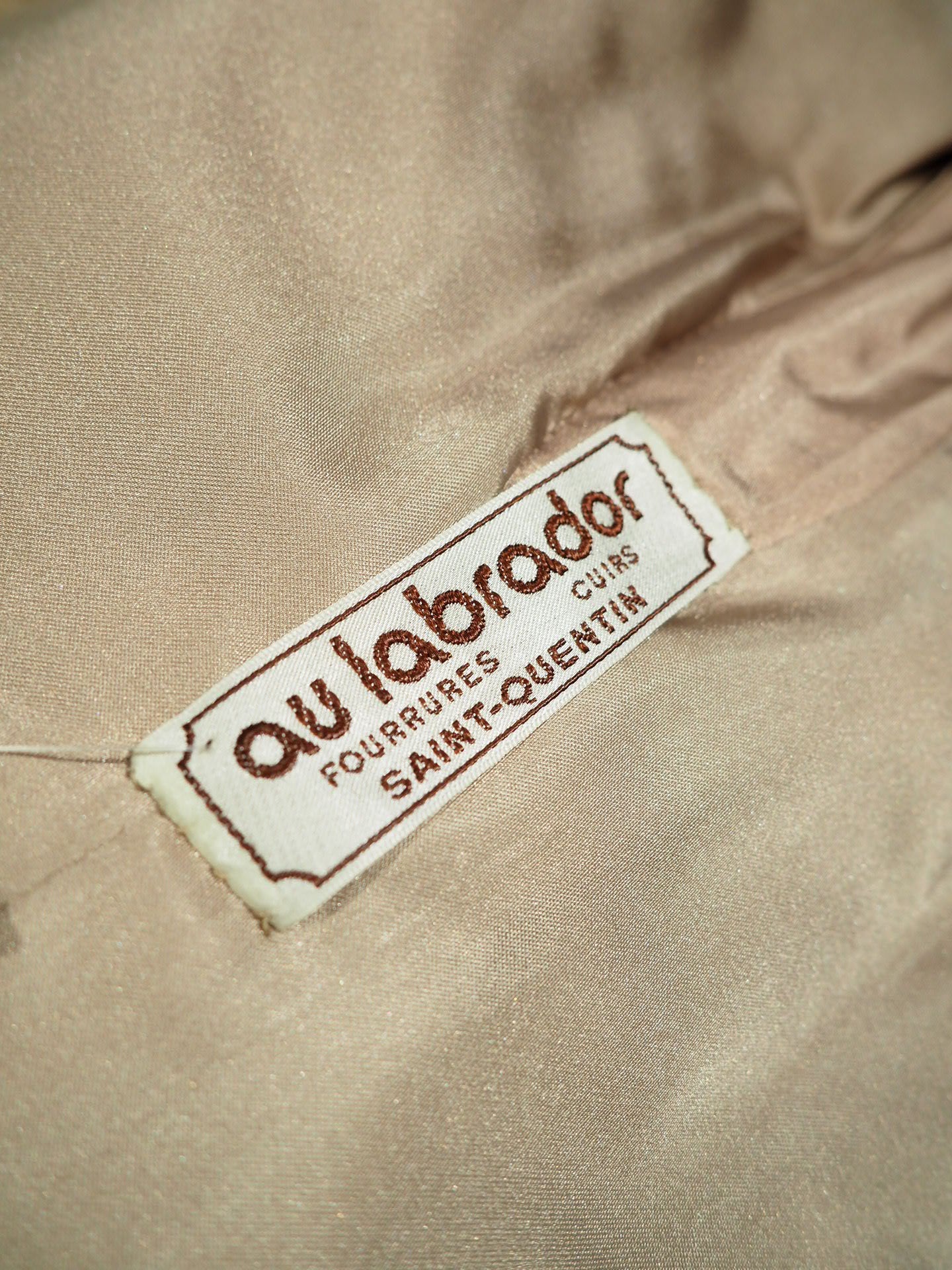 Veste en renard 1970