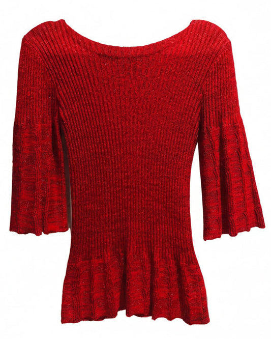 Tunique en lurex évasée 1980