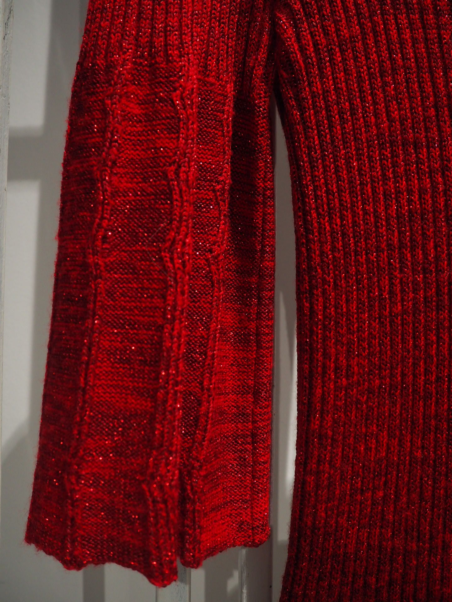 Tunique en lurex évasée 1980