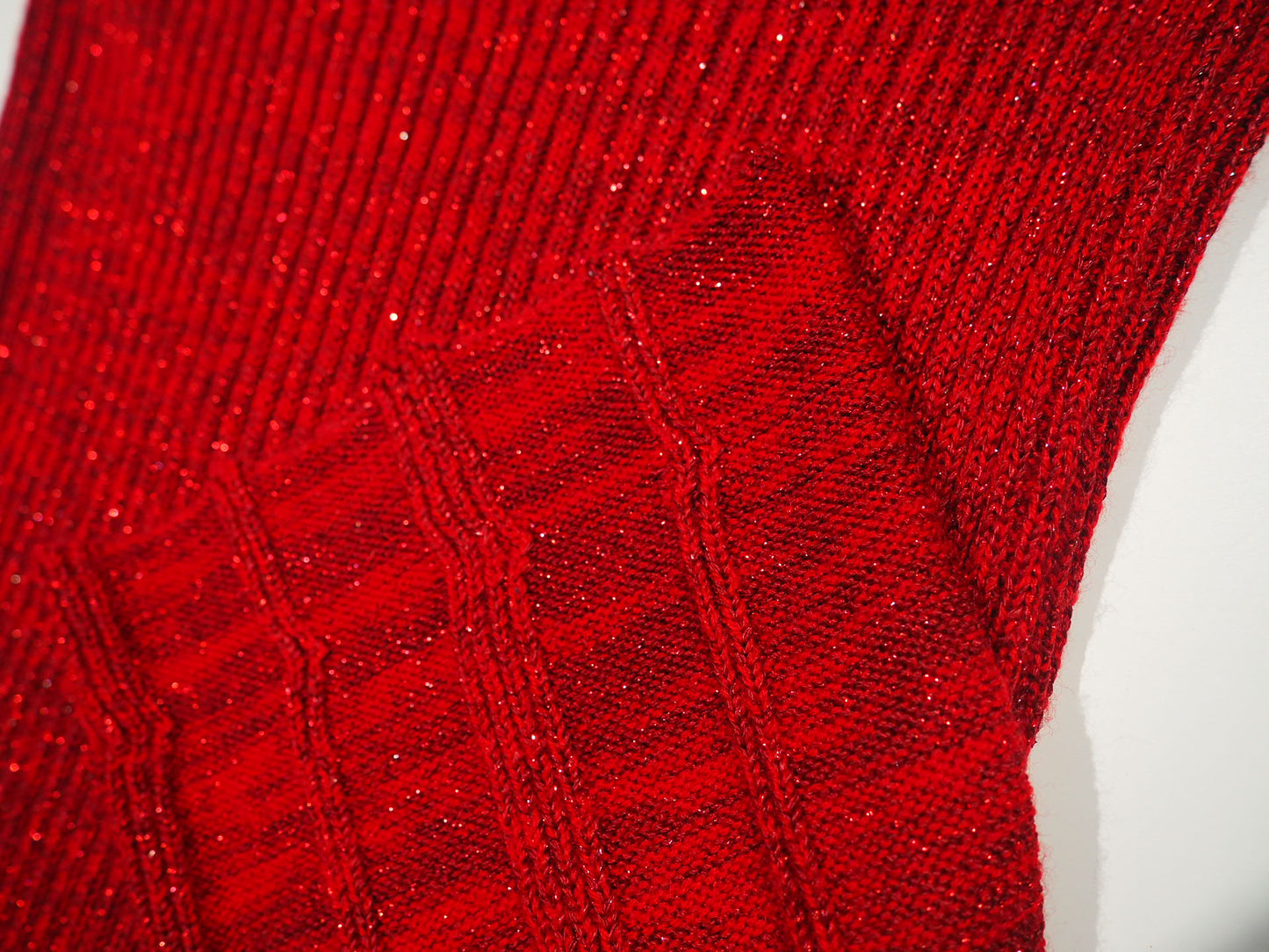 Tunique en lurex évasée 1980