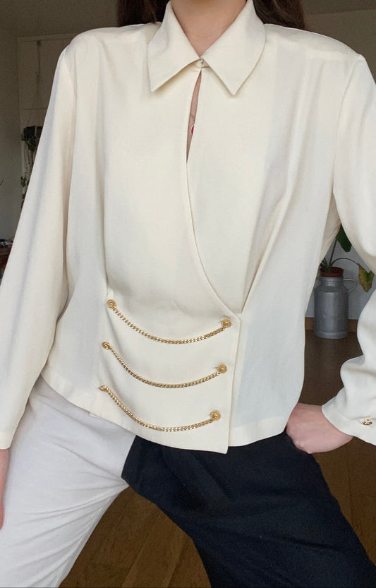 Blouse à chaînettes 1970