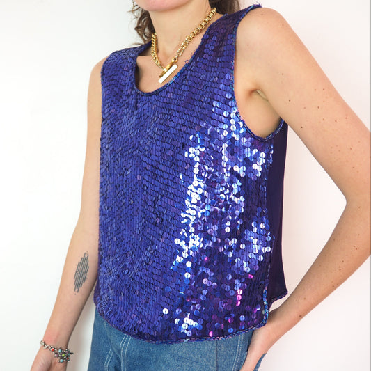 Haut sequins 1990