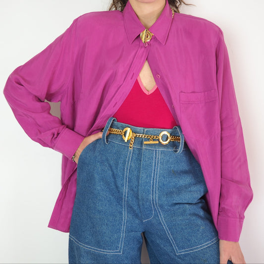 Chemise fuchsia 1990