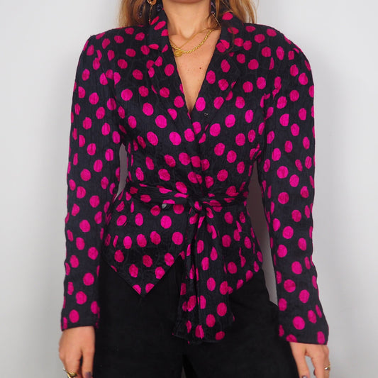 LOUIS FERAUD silk jacket (M)