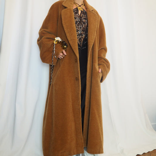 80's maxi coat (L-XL)