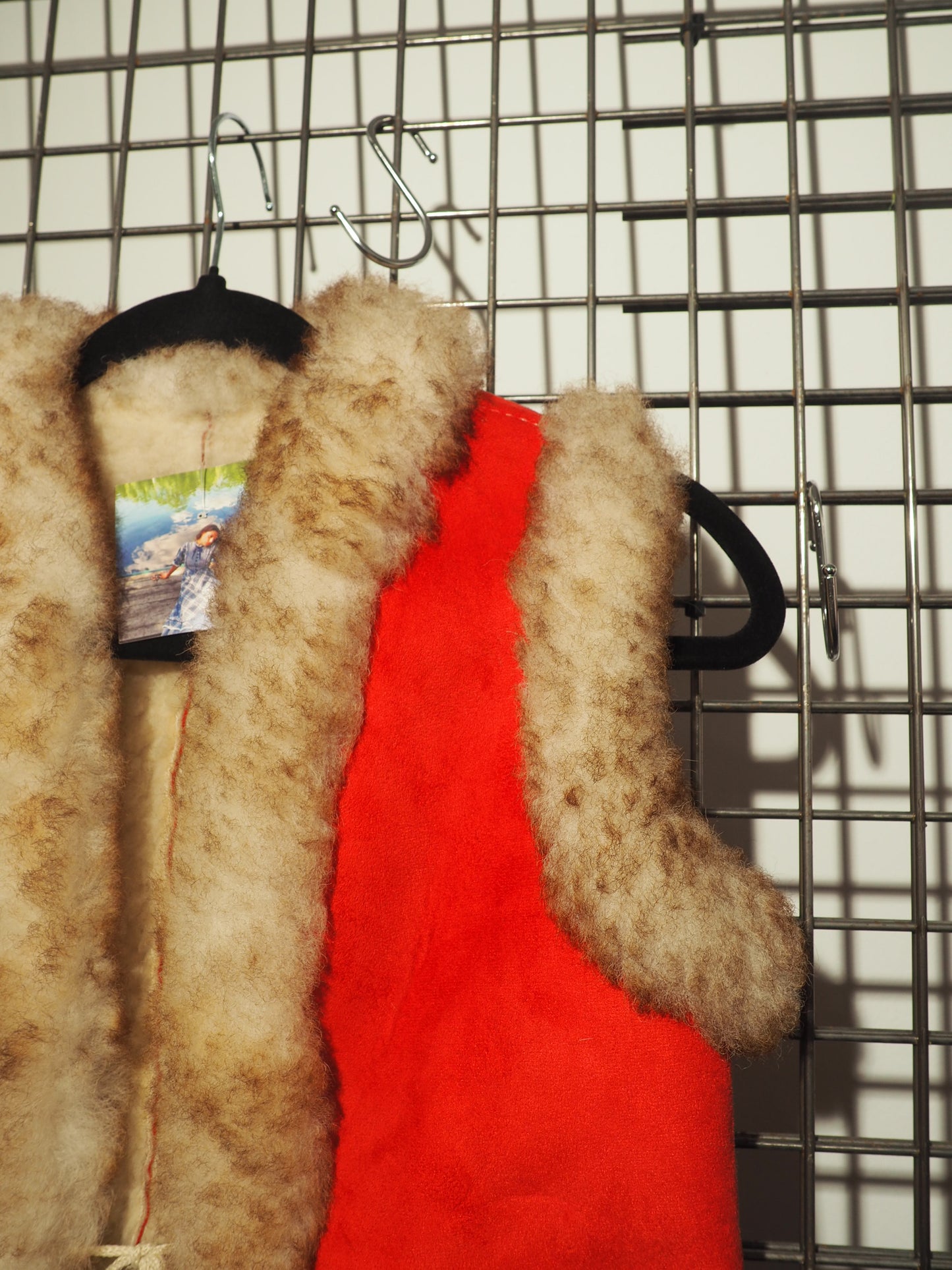 Gilet peau retournée 1980