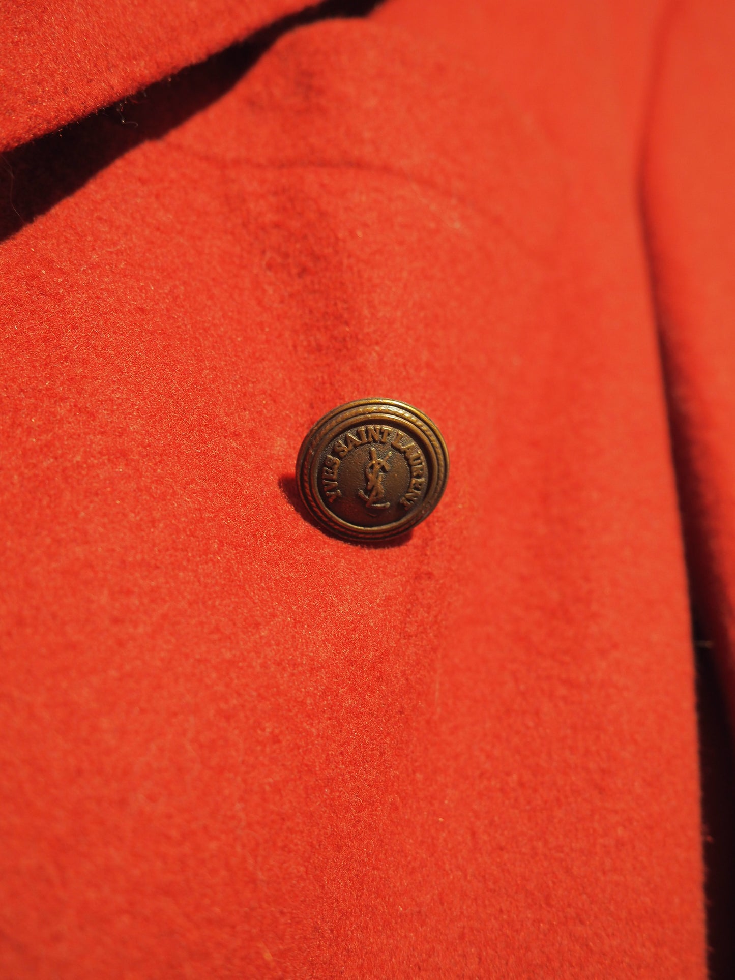 YVES SAINT LAURENT - Blazer en cachemire 1980