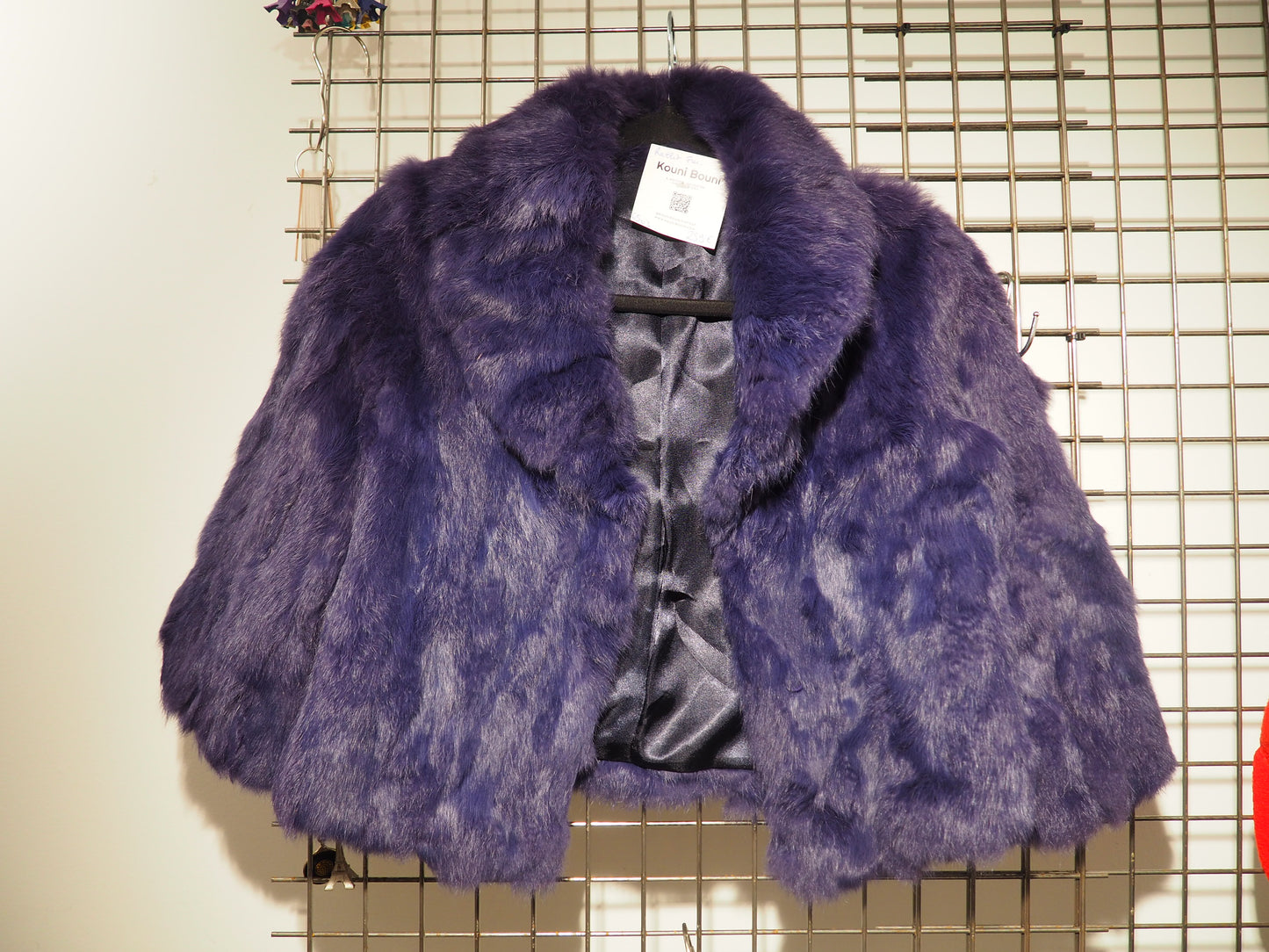 Boléro fourrure de lapin