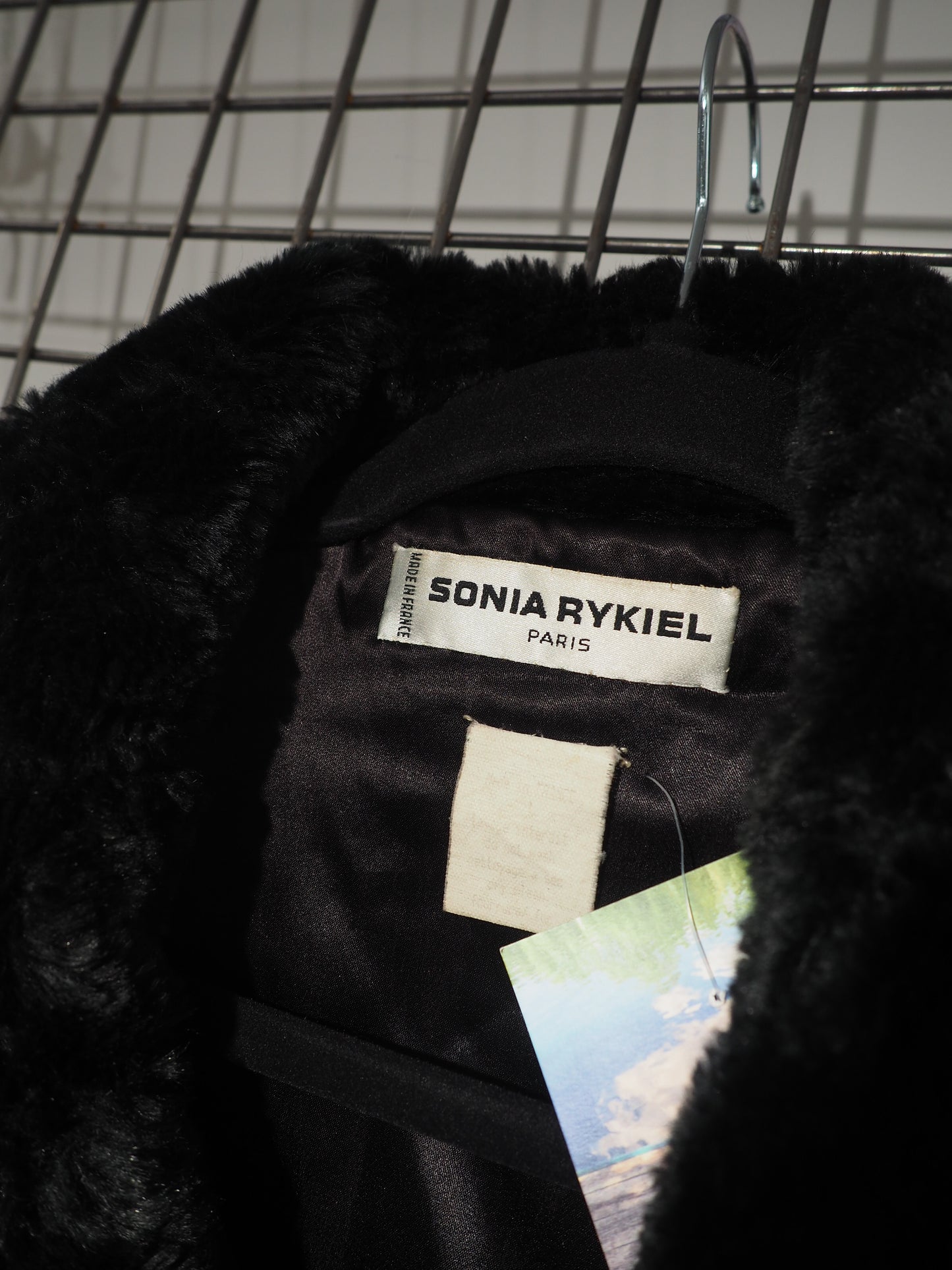 SONIA RYKIEL - Veste en fausse fourrure 1980