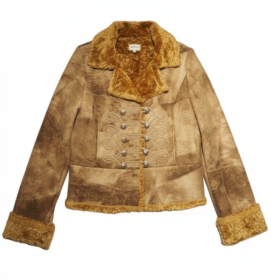 Veste en fausse fourrure